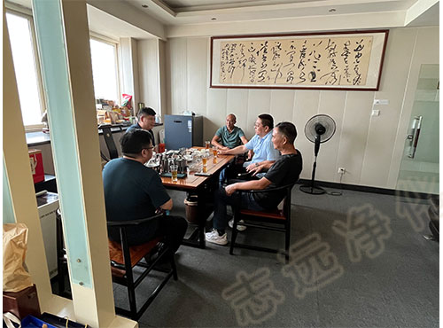 中鐵十七局領(lǐng)導(dǎo)蒞臨考察2-志遠(yuǎn)凈化