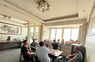 9月9日，中鐵十七局領(lǐng)導(dǎo)蒞臨我司實地考察交流